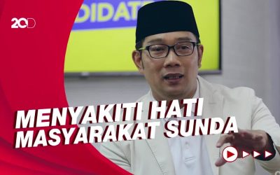 Ridwan Kamil Tuntut Arteria Minta Maaf ke Masyarakat Sunda