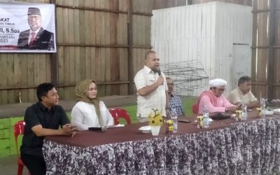 Anggota DPRD Kaltim dari Dapil Kukar, Akhmed Reza Fachlevi Laksanakan Reses di Desa Teluk Dalam